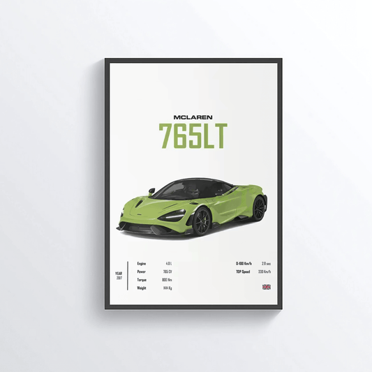 McLaren 765LT colored