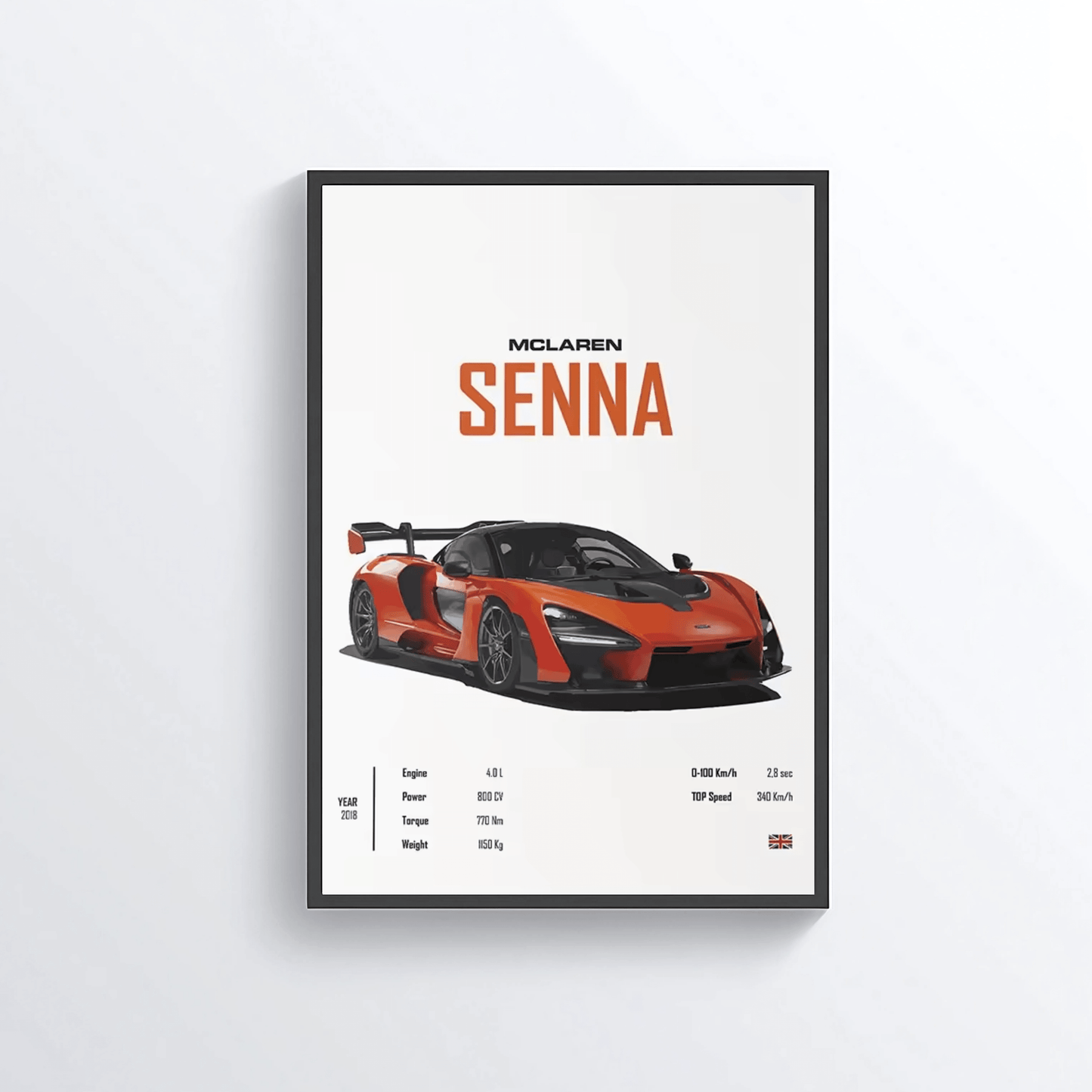 McLaren SENNA colored