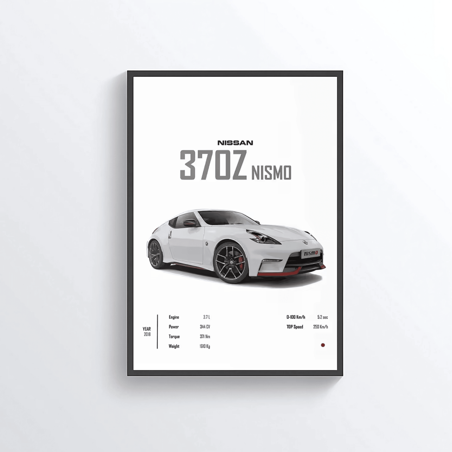 Nissan 370Z Nismo colored