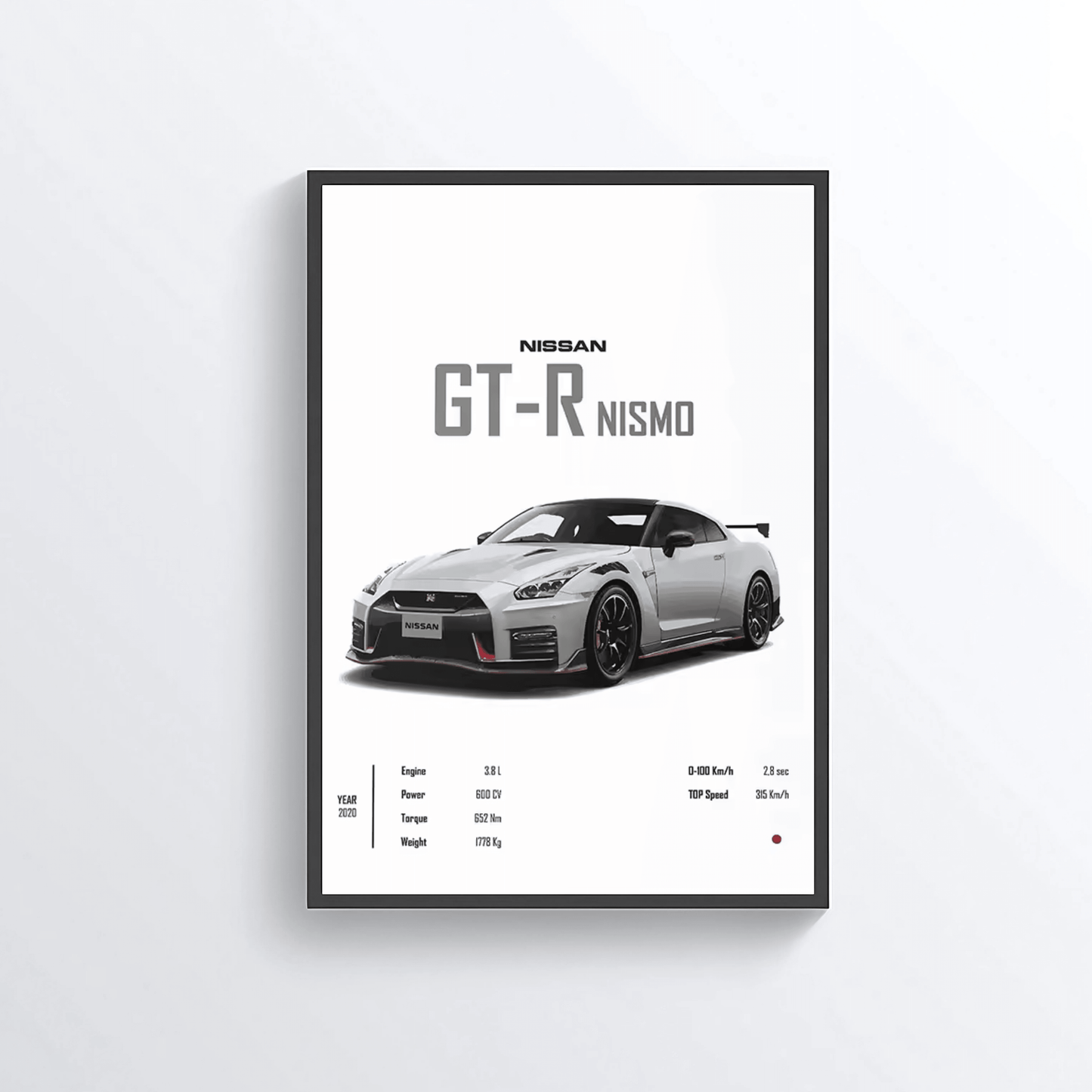 Nissan GT-R Nismo colored