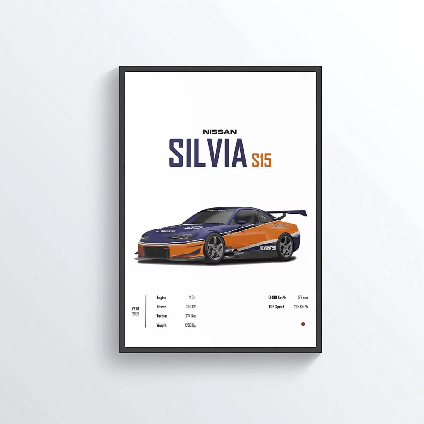Nissan Silvia S15 2002 colored