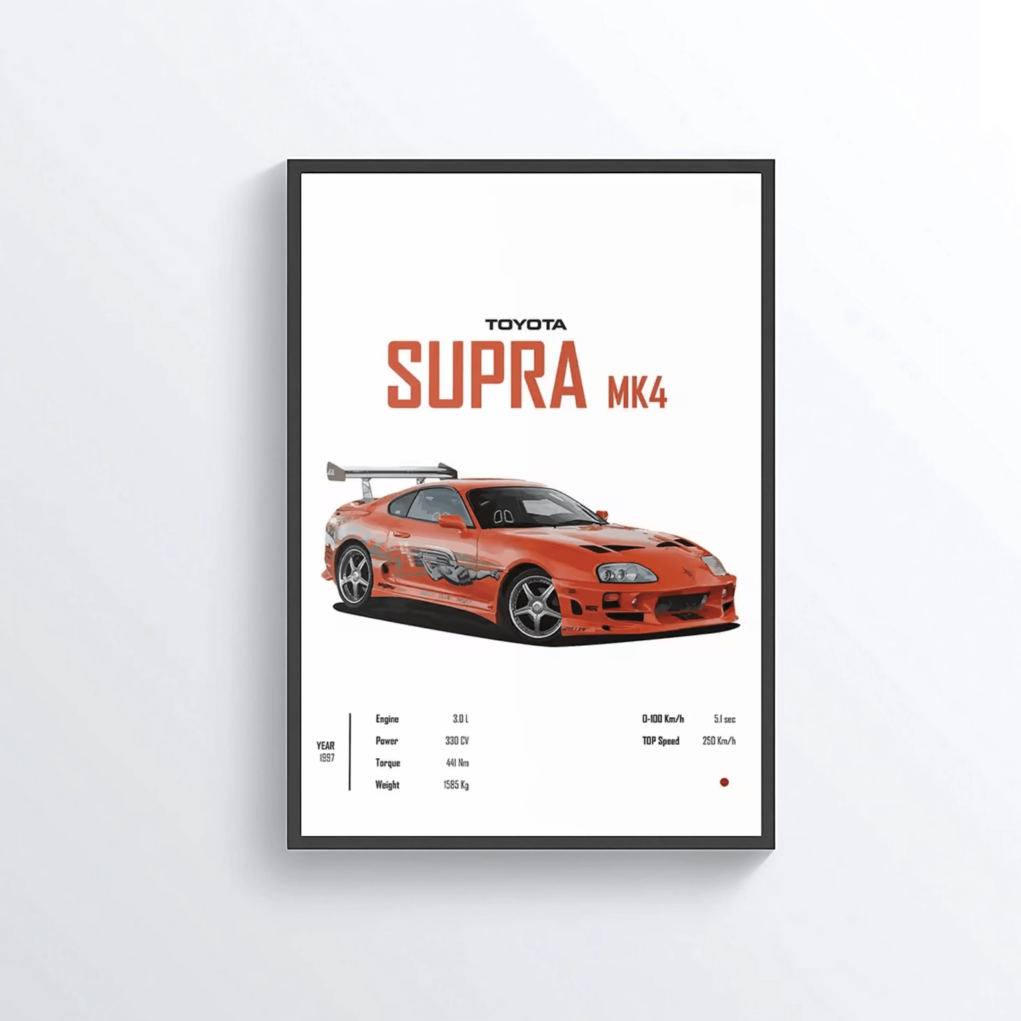 Toyota Supra Mk4 colored