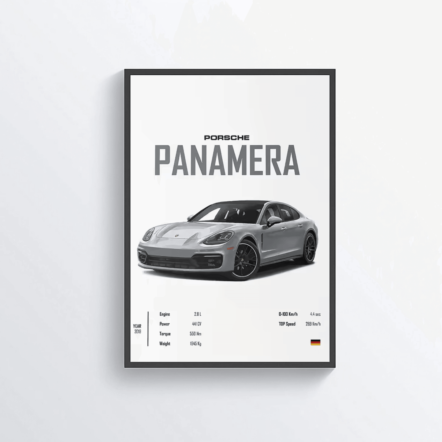 Porsche Panamera colored