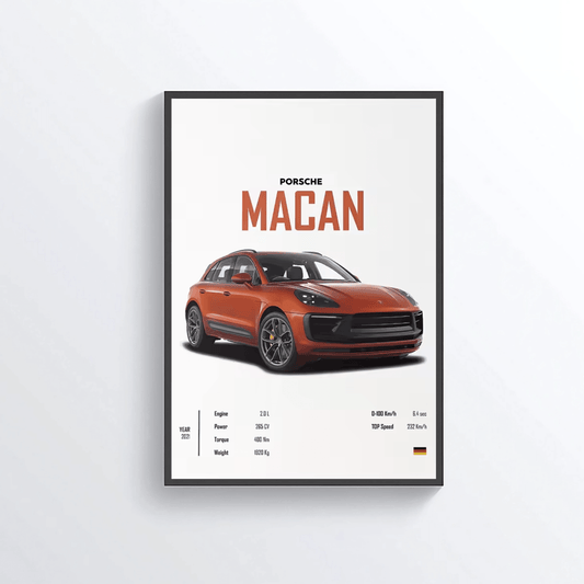 Porsche Macan colored