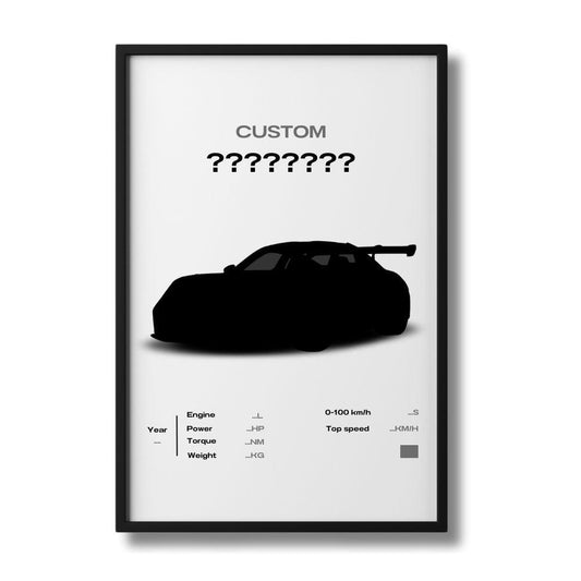 Customize your framed car