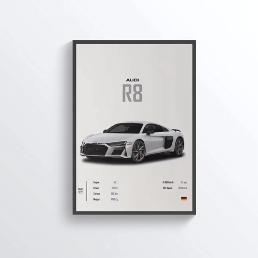Audi R8 colored