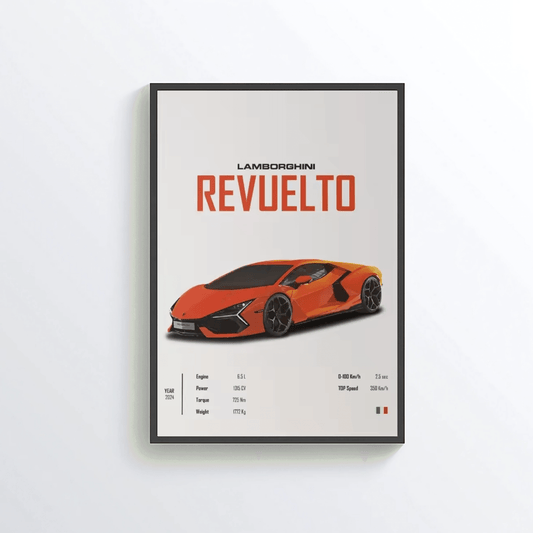 Lamborghini Revuelto colored