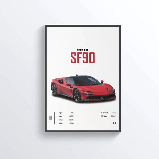 Ferrari SF90 colored