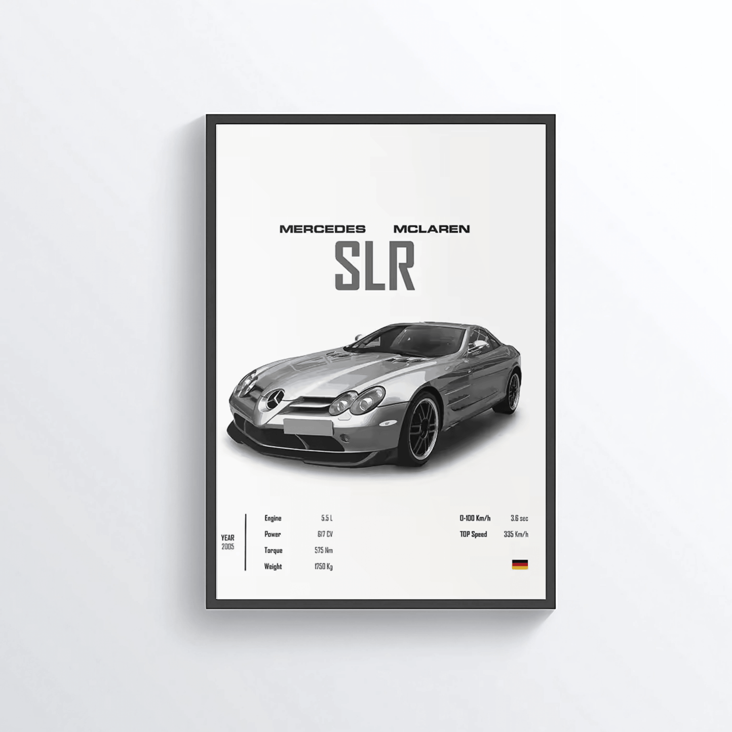 Mercedes SLR McLaren colored