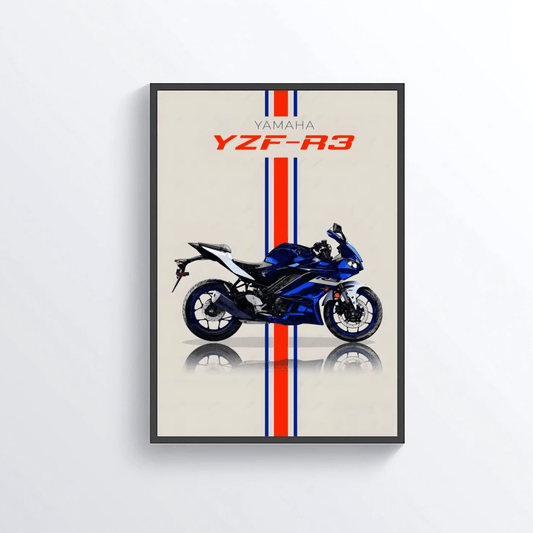 Yamaha YZF-R3 colored
