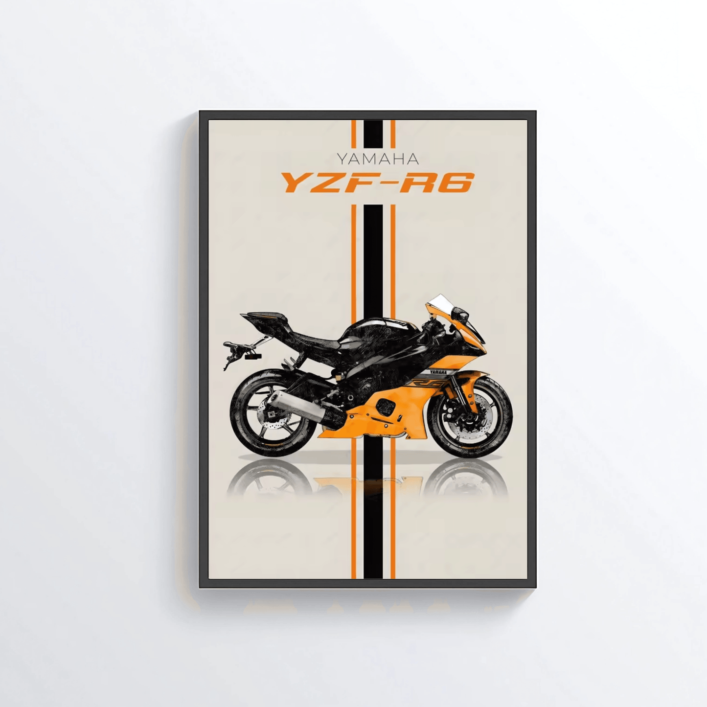 Yamaha YZF-R6 colored