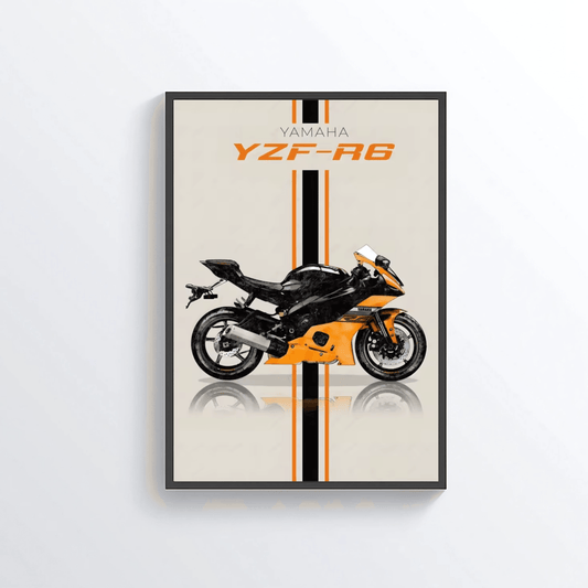 Yamaha YZF-R6 colored