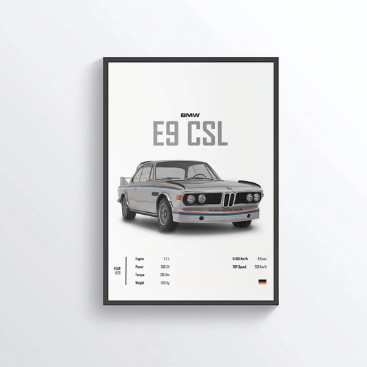 BMW E9 CSL 1973 colored