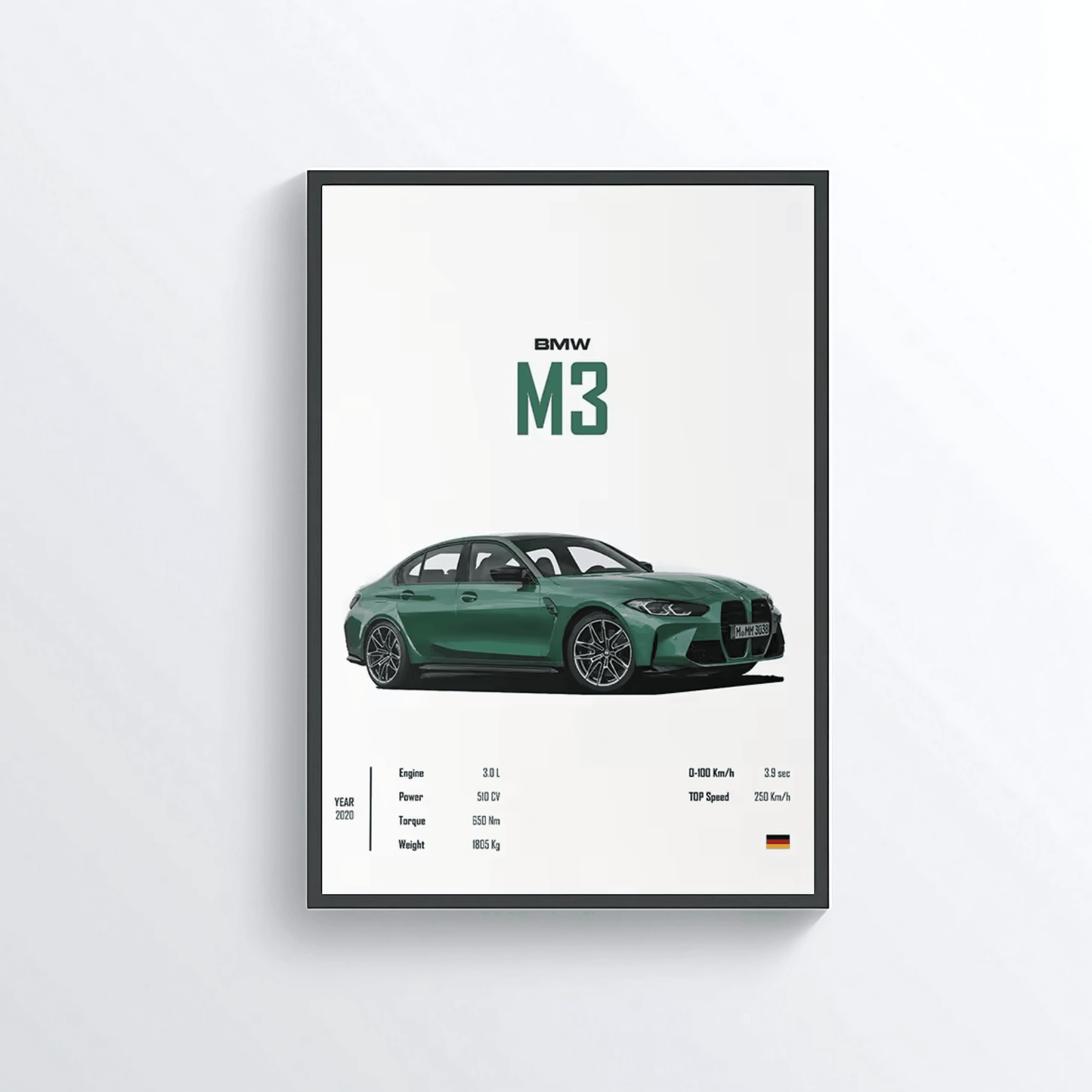 BMW M3 2020 colored