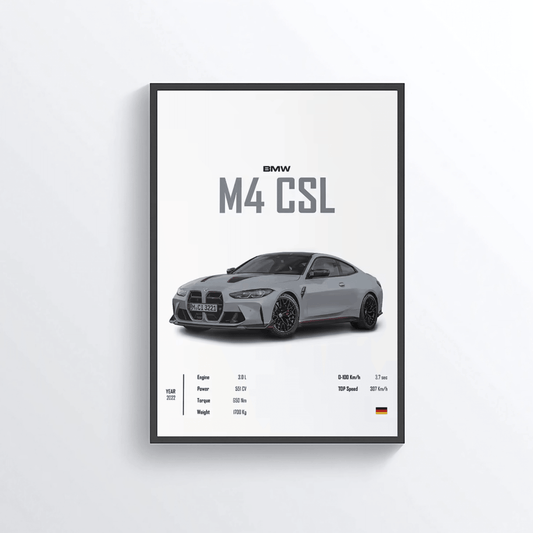 BMW M4 CSL colored