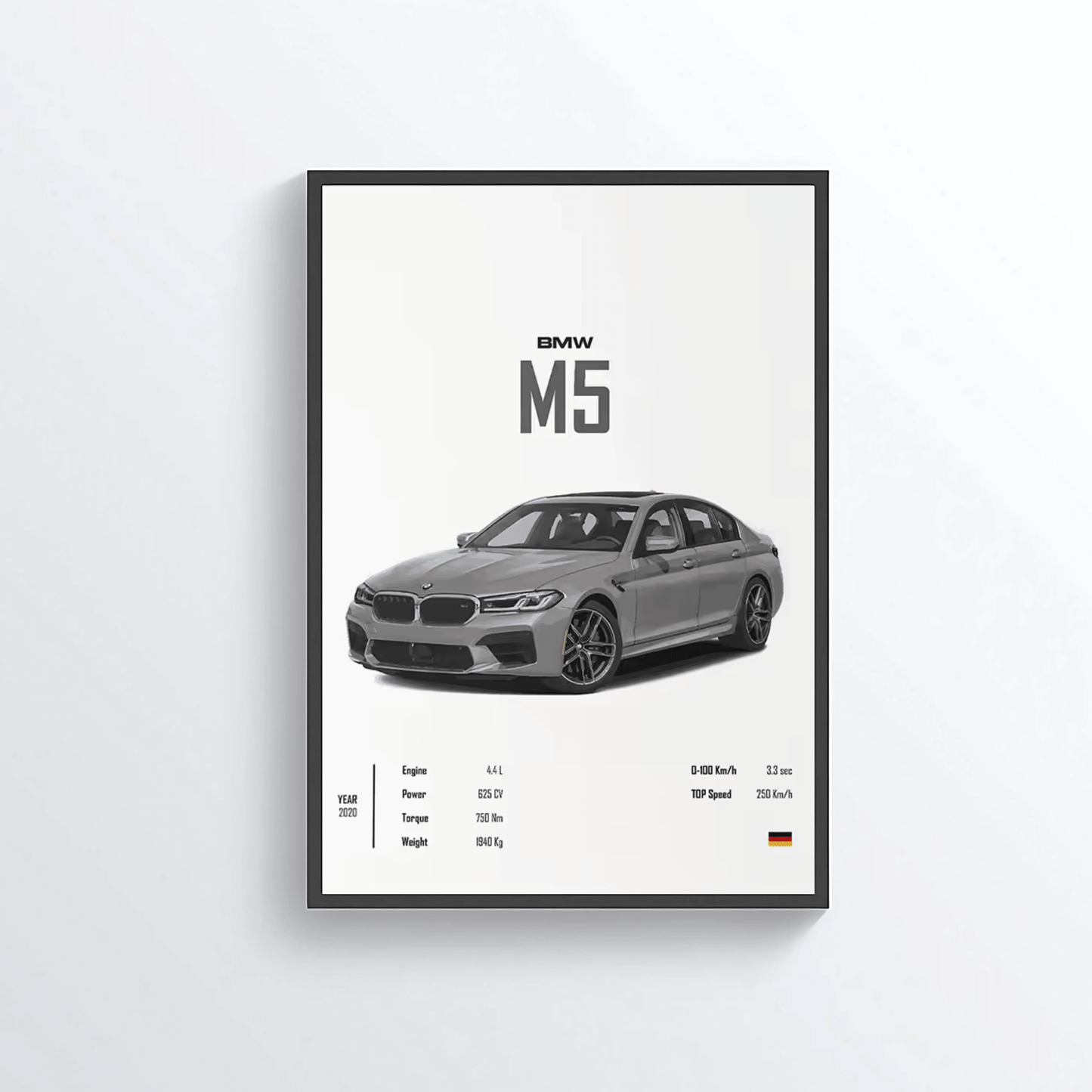 BMW M5 2020 colored