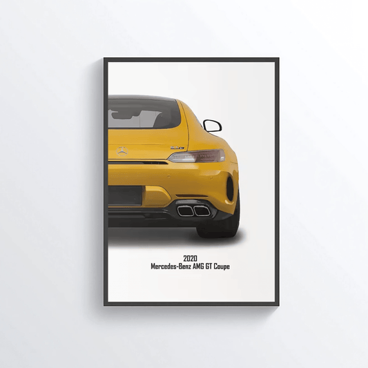 Mercedes AMG GT Coupé colored